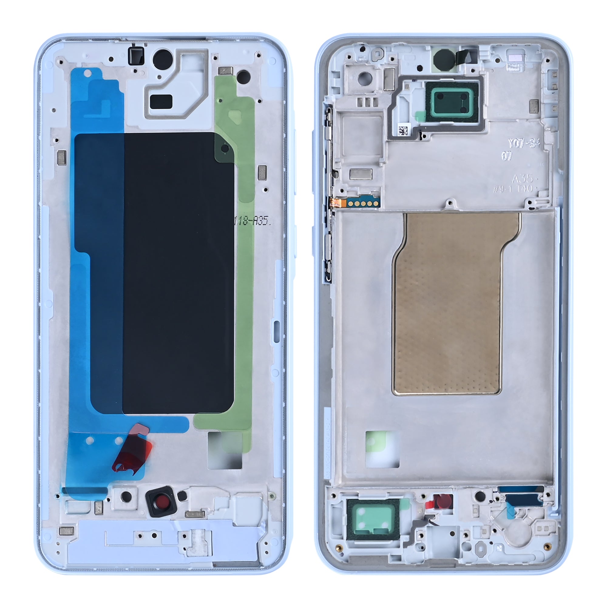 Samsung Galaxy A35 A356B Cadre central bleu glacier OEM