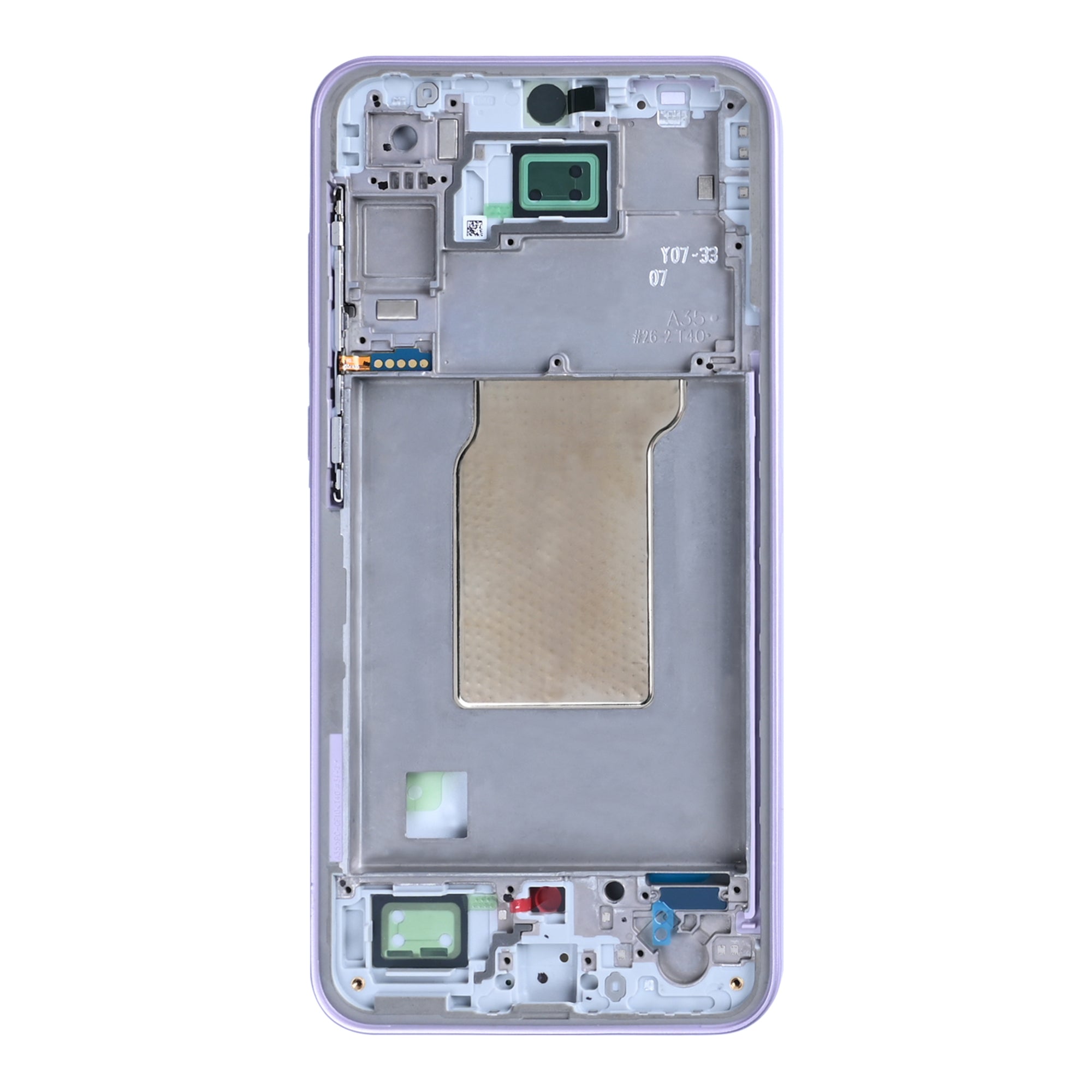 Samsung Galaxy A35 A356B Cadre central Lilas Violet OEM
