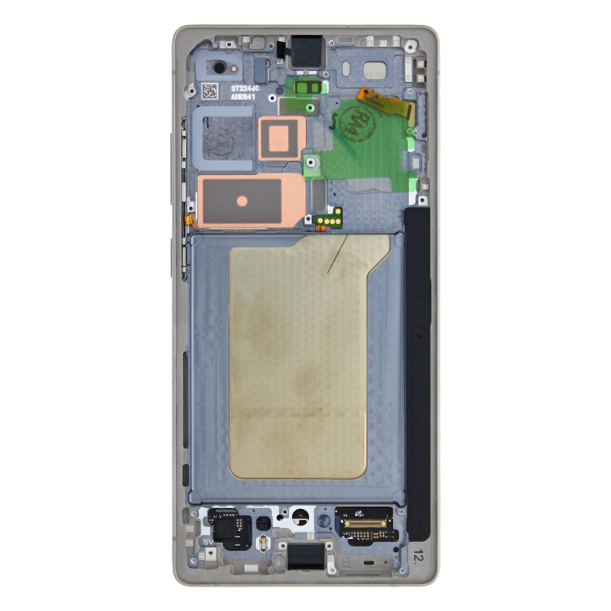 Samsung Galaxy S25 Ultra S938B Écran et numériseur avec cadre noir titane Service Pack