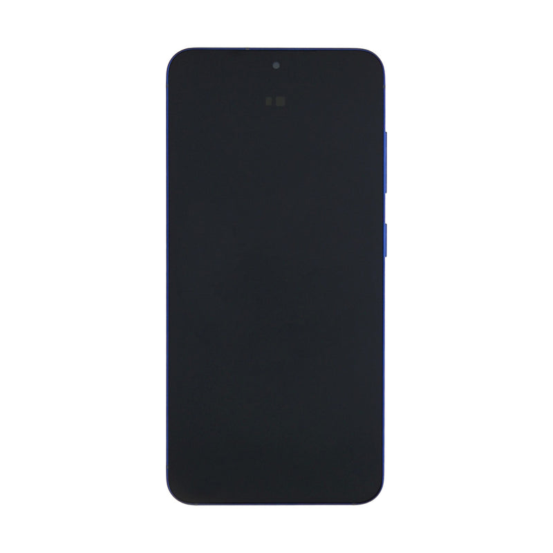Écran et numériseur Samsung Galaxy S25 S931B avec cadre bleu marine pré-assemblé