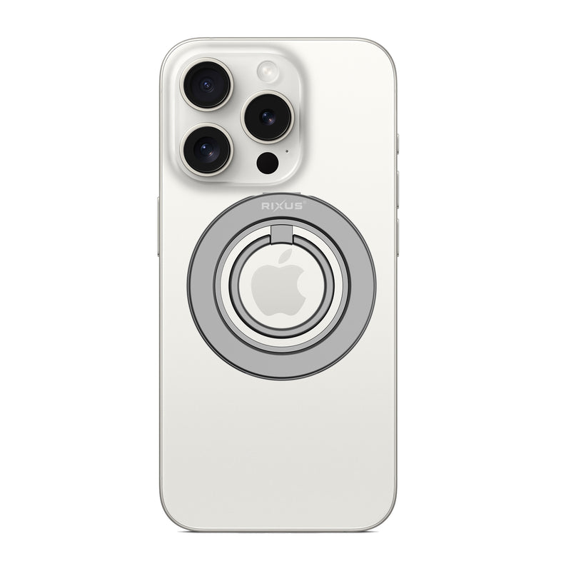 Rixus RXPH30S MagGo Porte-bague magnétique Argent titane