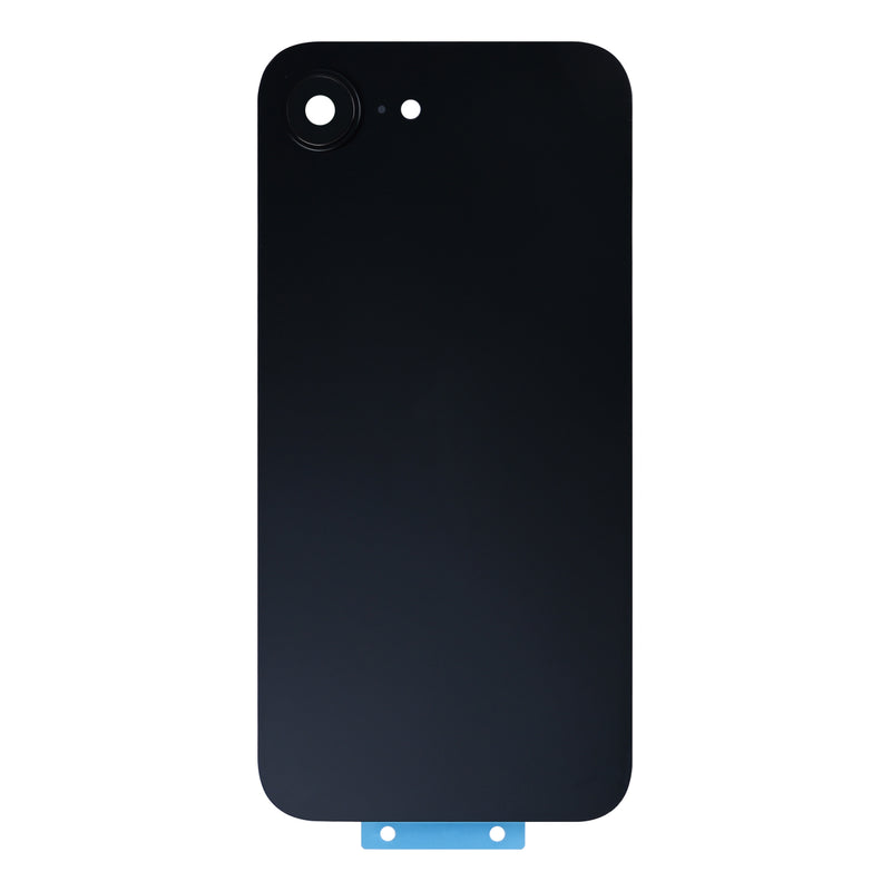 For Apple 16e Verre arrière sans NFC, cadre de caméra agrandi Noir Compatible