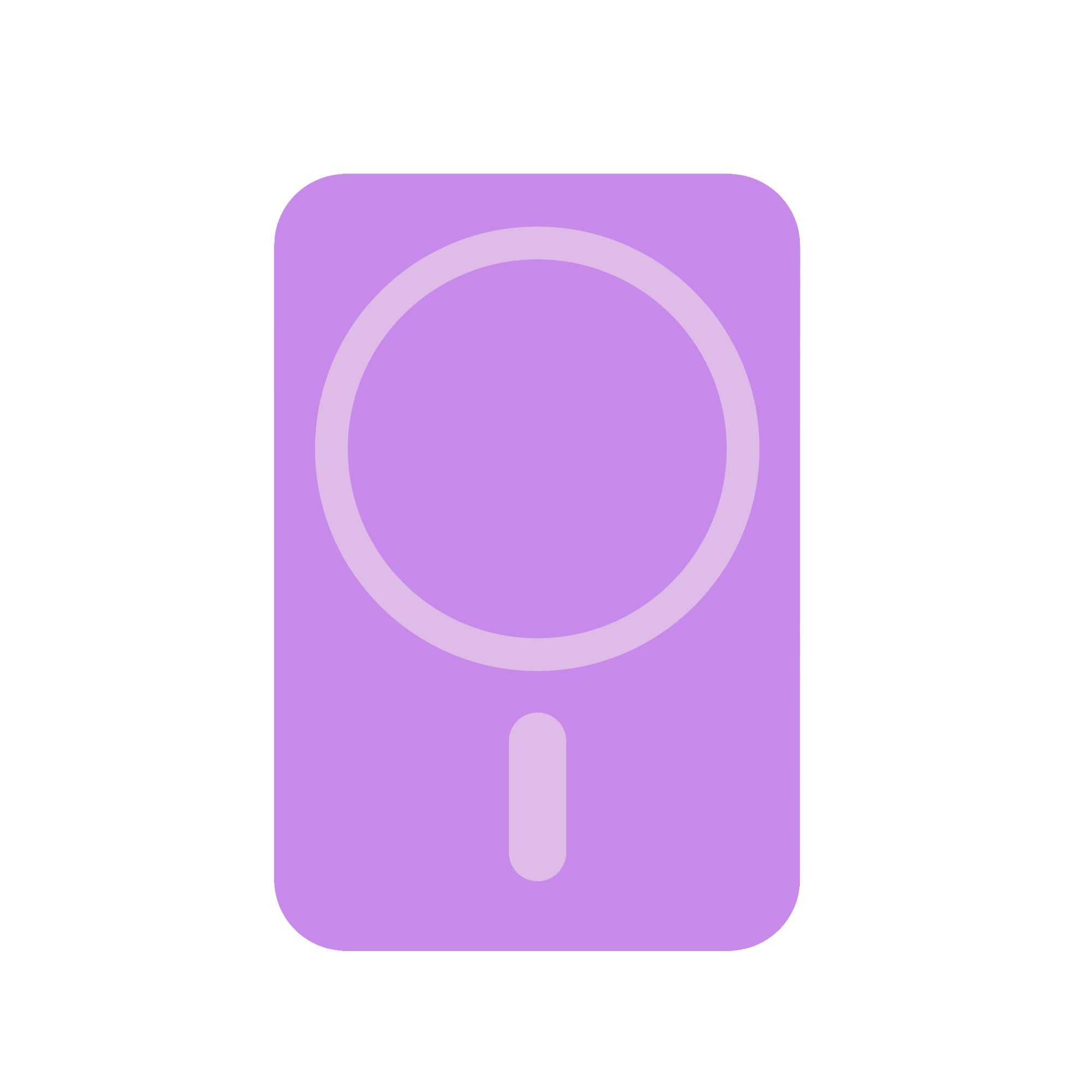 Rixus RXPH40LP Support de téléphone avec miroir à ventouse Violet clair