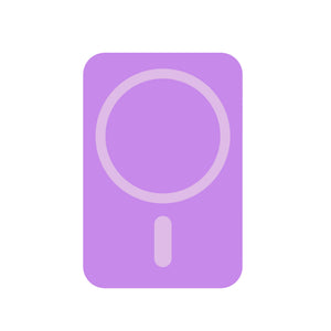 Rixus RXPH40LP Support de téléphone avec miroir à ventouse Violet clair