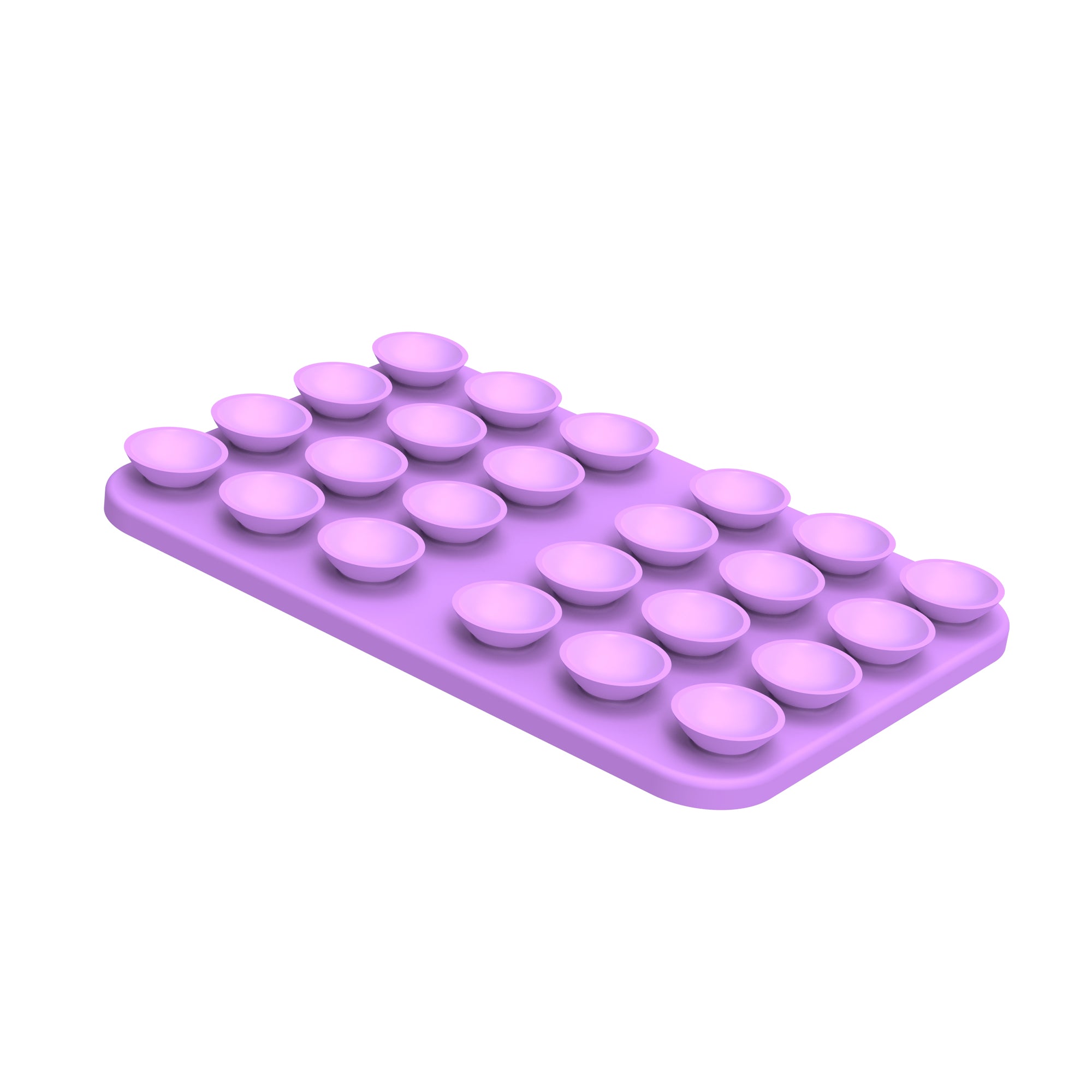 Rixus RXPH40LP Support de téléphone avec miroir à ventouse Violet clair