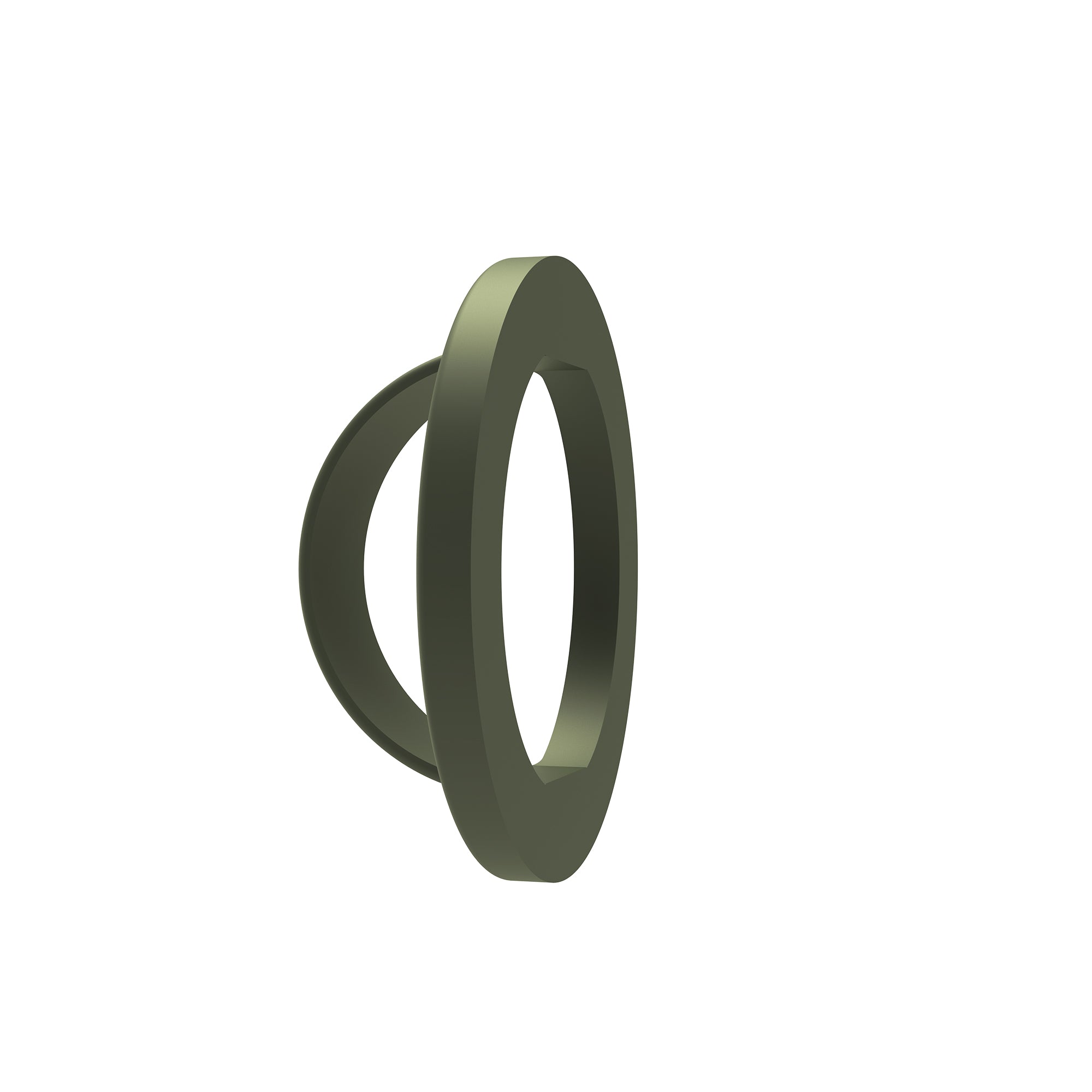 Rixus RXPH50D Silicone Ring Holder For MagSafe Compatible Dark Green
