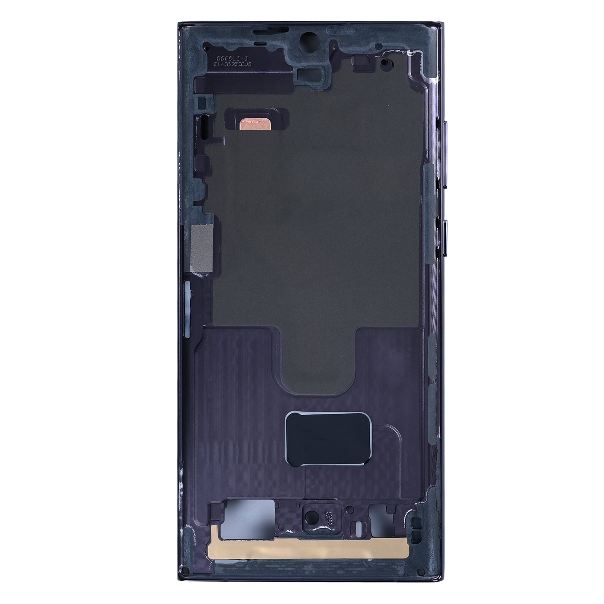 Samsung Galaxy S22 Ultra 5G S908B Cadre central Noir Fantôme OEM
