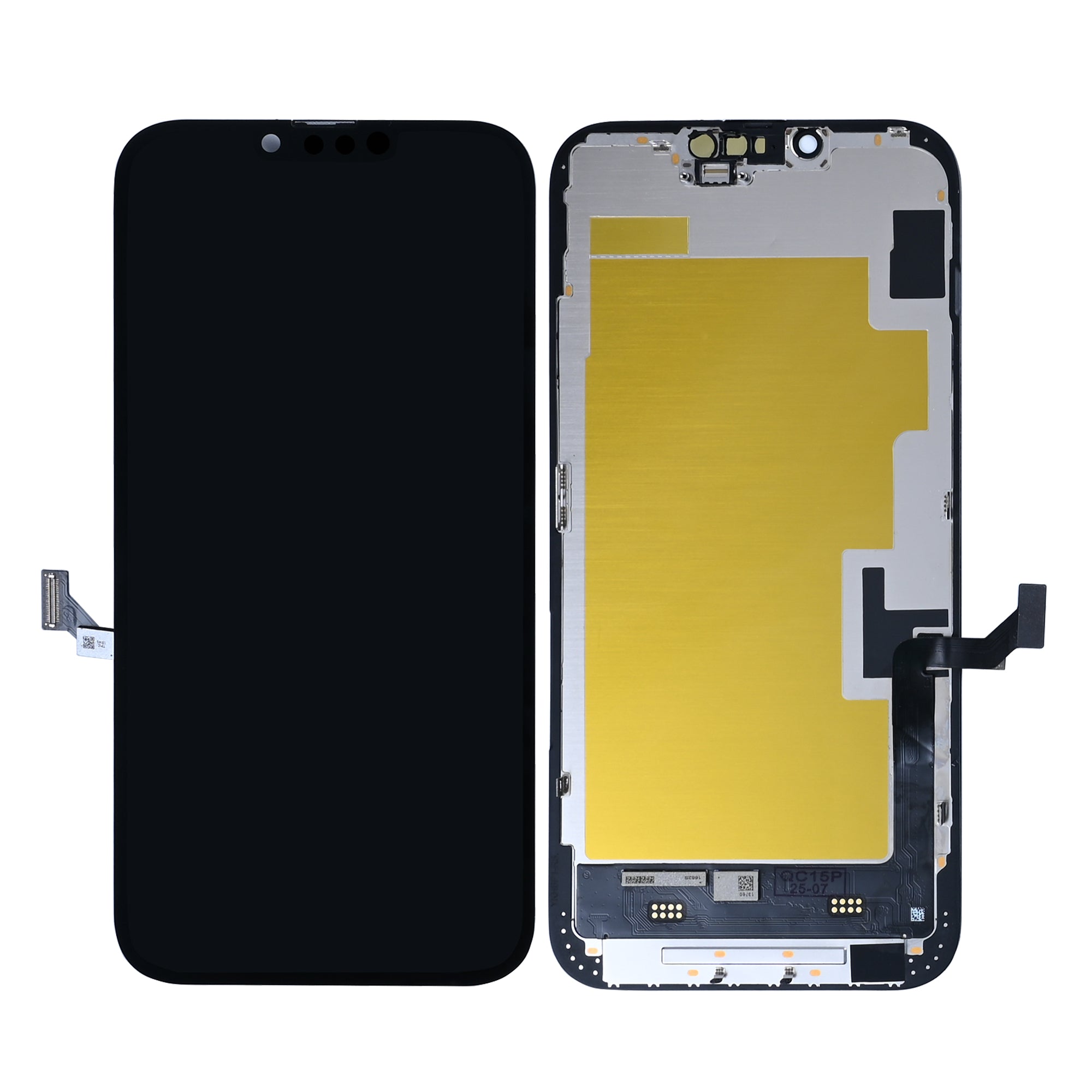 PIXDURA For Apple 14 Plus Écran et numériseur Soft-OLED exécuter les diagnostics) (60 Hz)