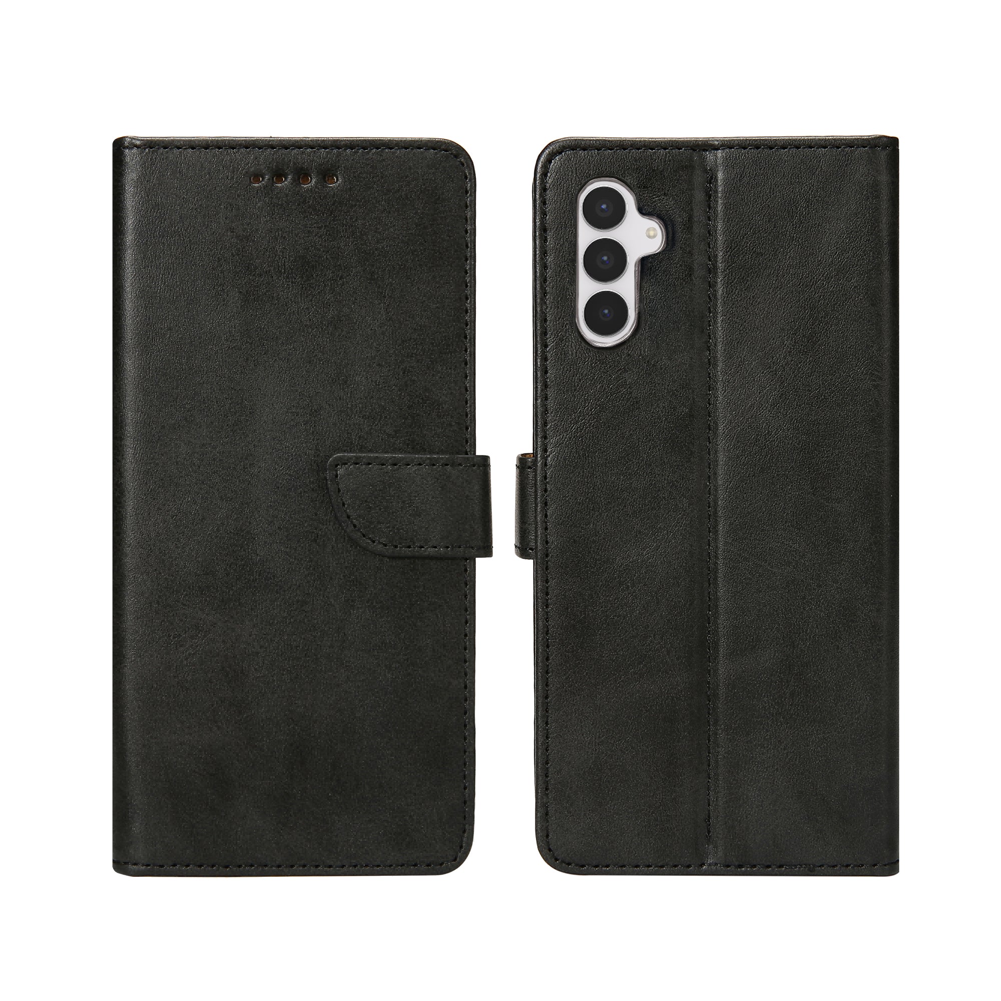 Rixus Bibliothèque pour Samsung Galaxy S25 FE Noir