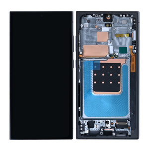 Samsung Galaxy S24 Ultra S928B Ecran et numériseur avec cadre noir titane Soft-OLED