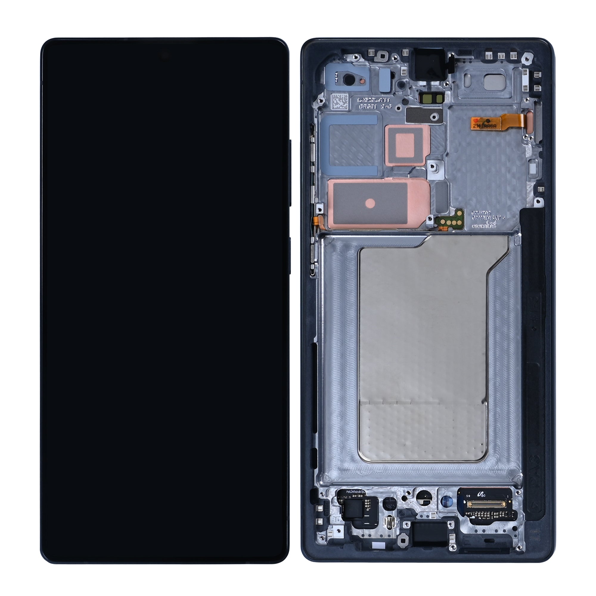 Samsung Galaxy S25 Ultra S938B Écran et numériseur avec cadre Titanium Jet Black Pré-assemblé