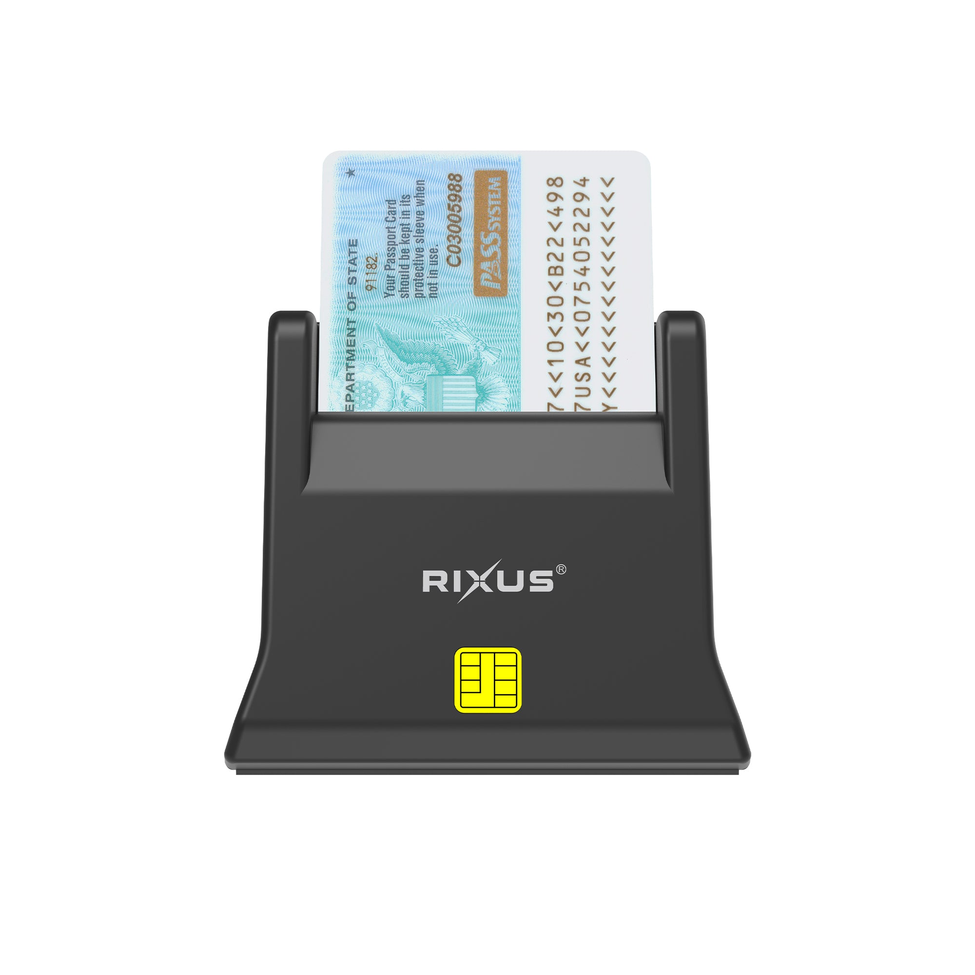 Lecteur de carte à puce de bureau Rixus RXCR34 noir