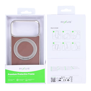 Étui Rixus MagWrap For Apple 17 Pro marron