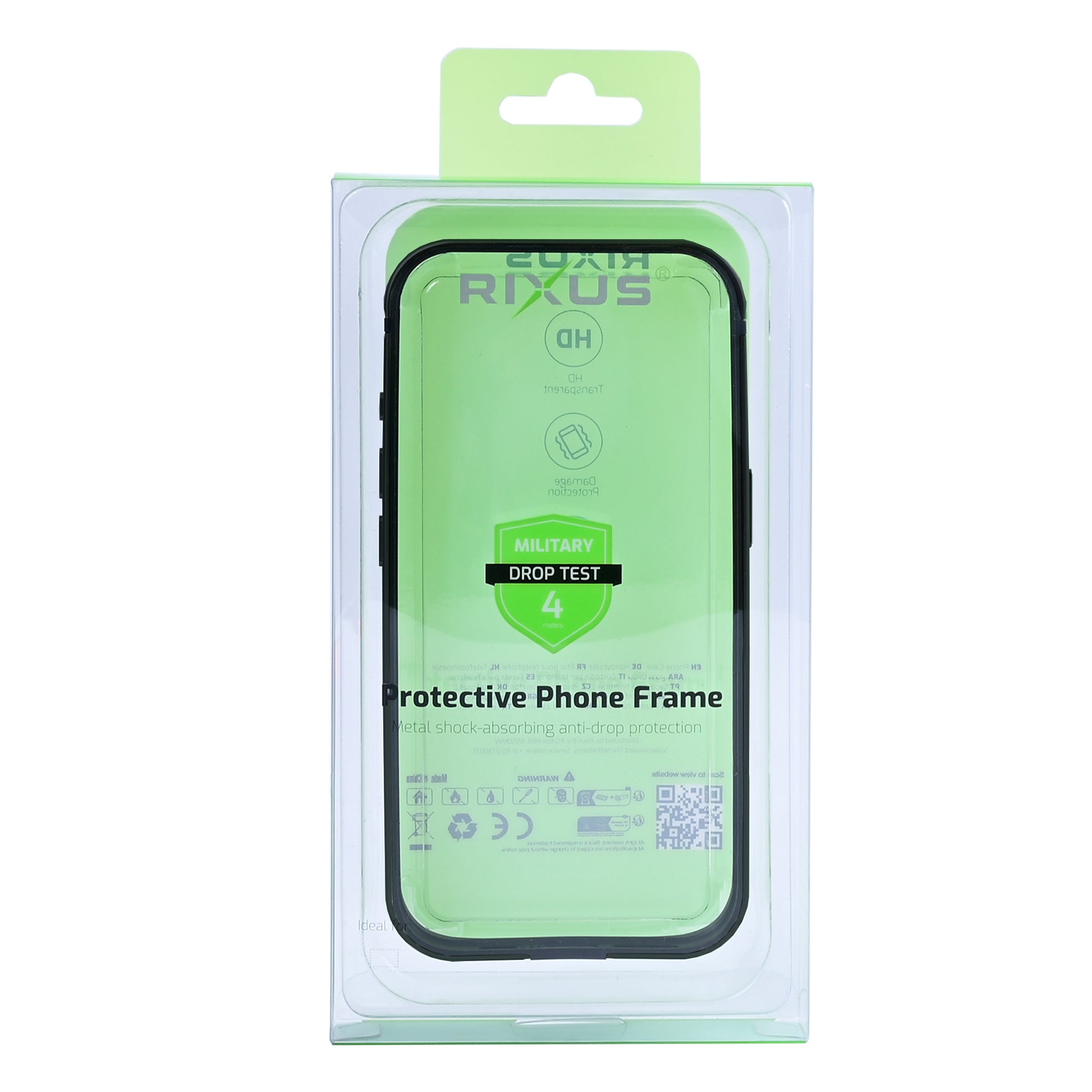 Étui Rixus Crash Guard For Apple 15 Pro Max Titane naturel