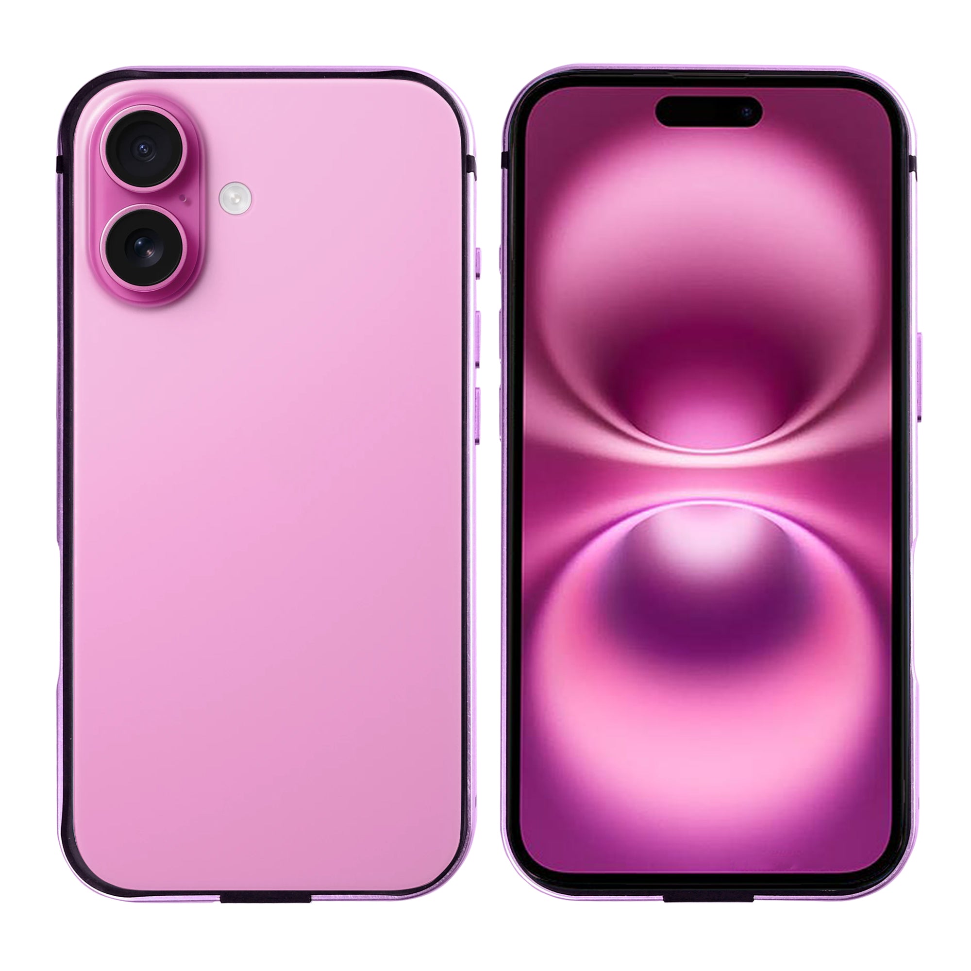 Étui Rixus Crash Guard For Apple 16 Plus rose