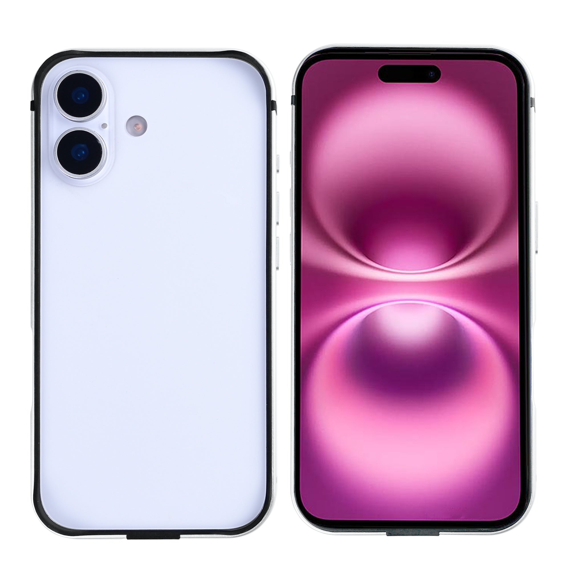 Étui Rixus Crash Guard For Apple 16 Plus blanc