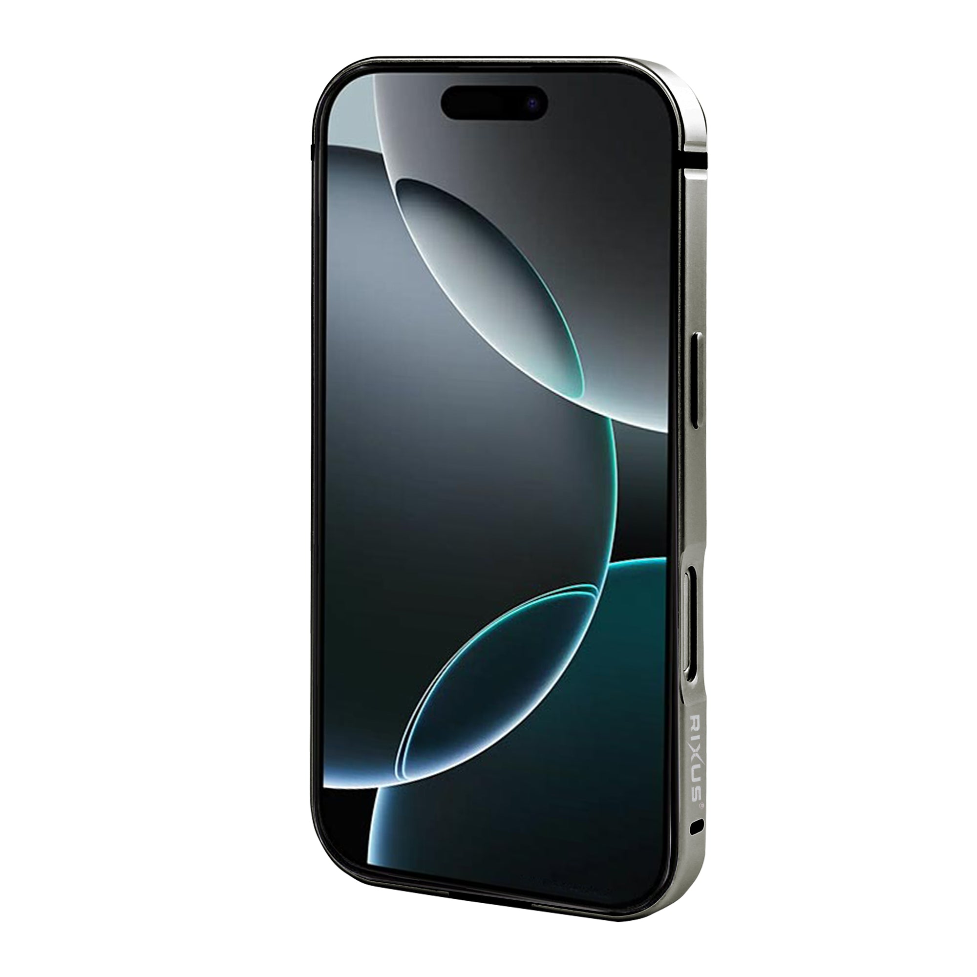 Étui Rixus Crash Guard For Apple 16 Pro Titane naturel