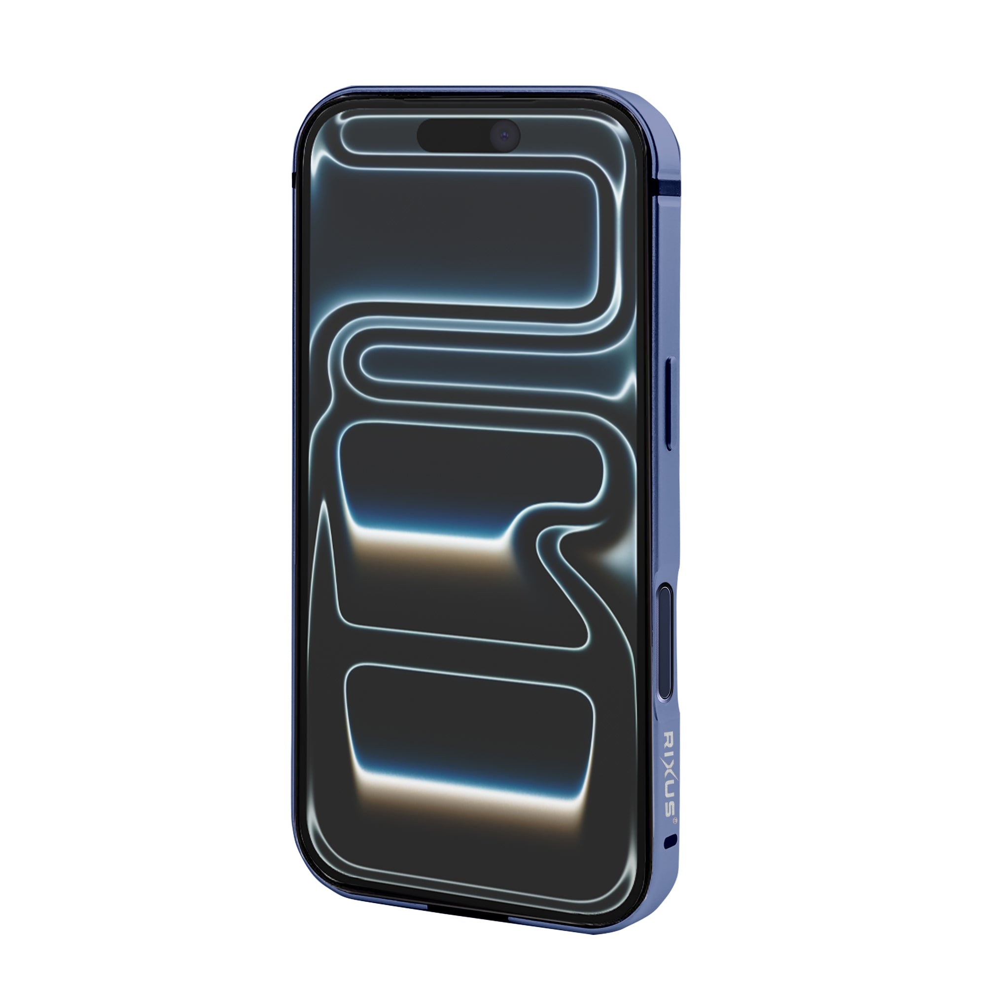 Étui Rixus Crash Guard For Apple 17 Pro bleu clair