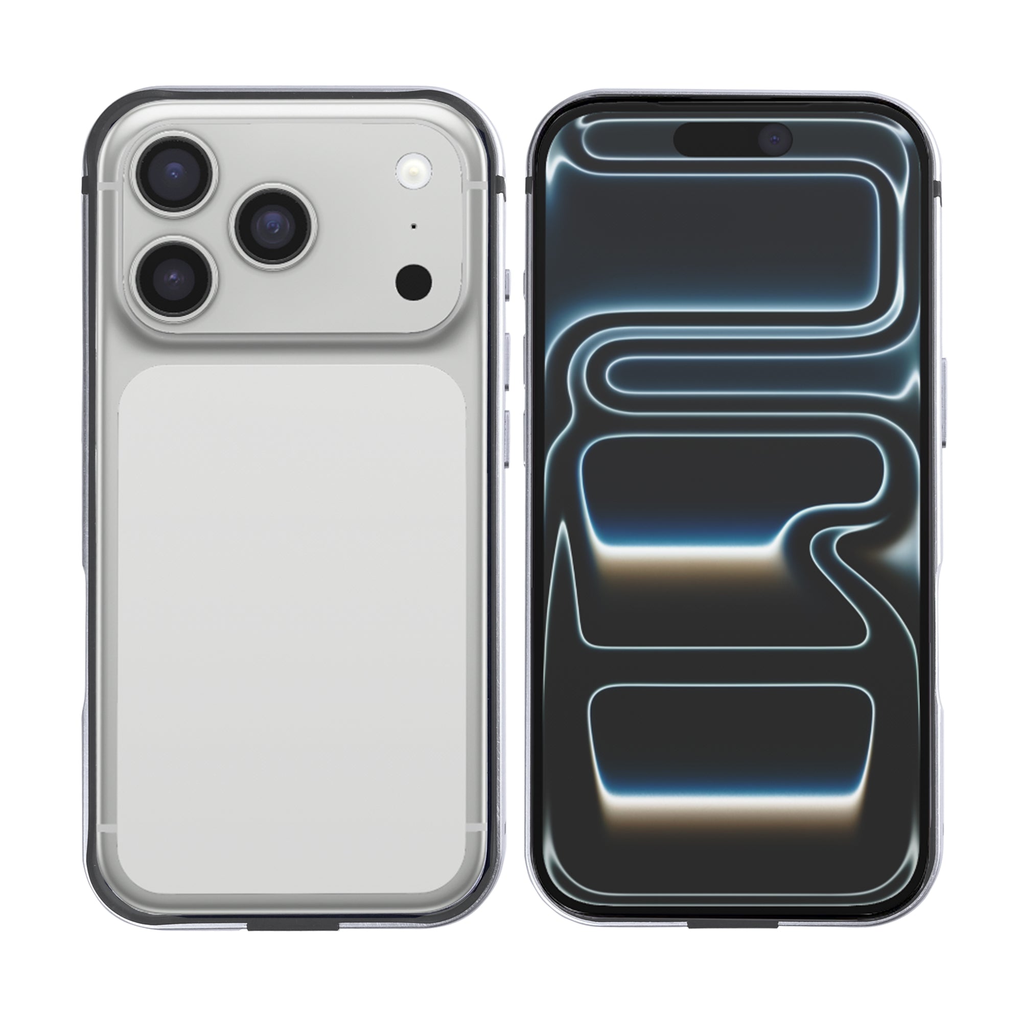 Étui Rixus Crash Guard For Apple 17 Pro Argent