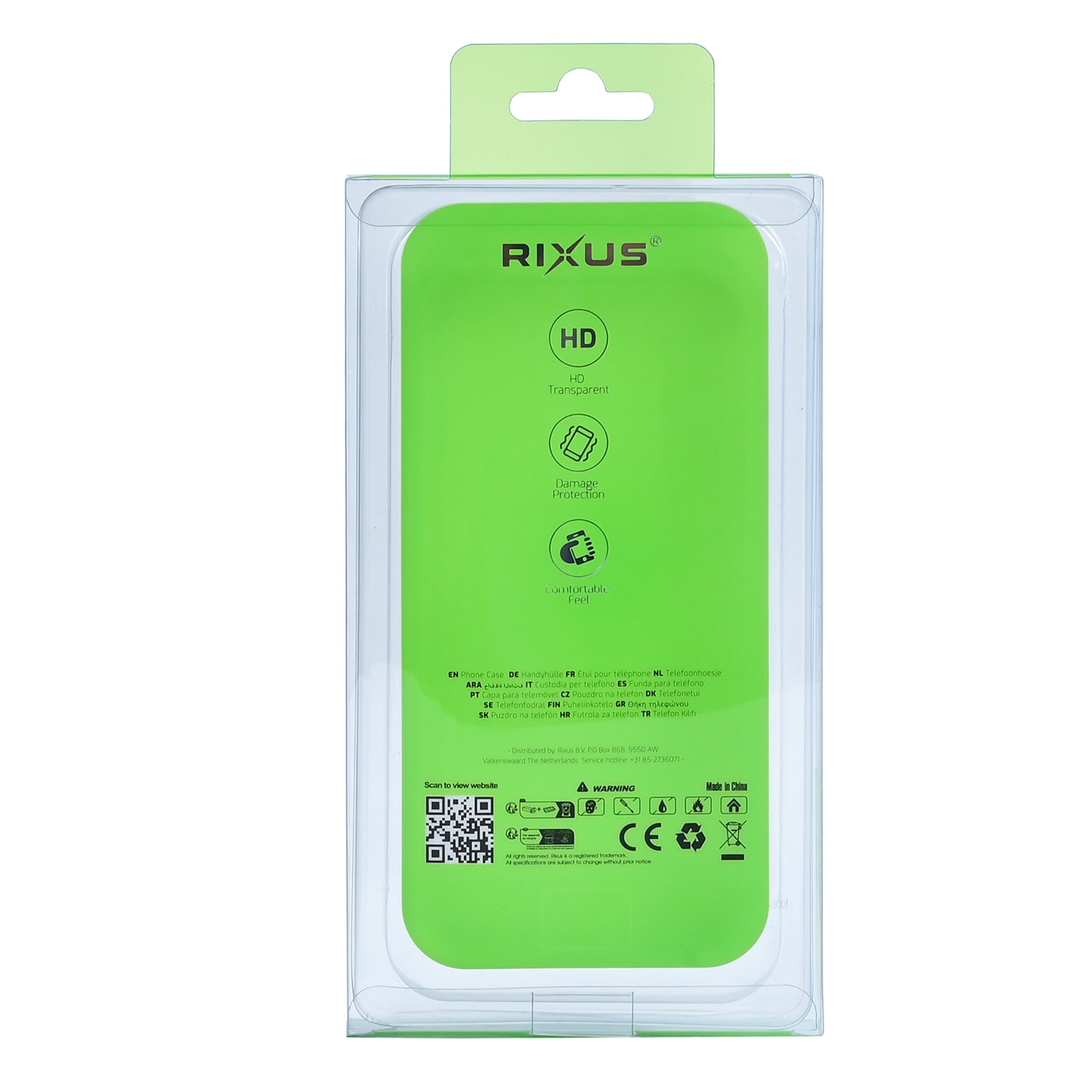 Étui Rixus Crash Guard For Apple 17 Pro gris clair
