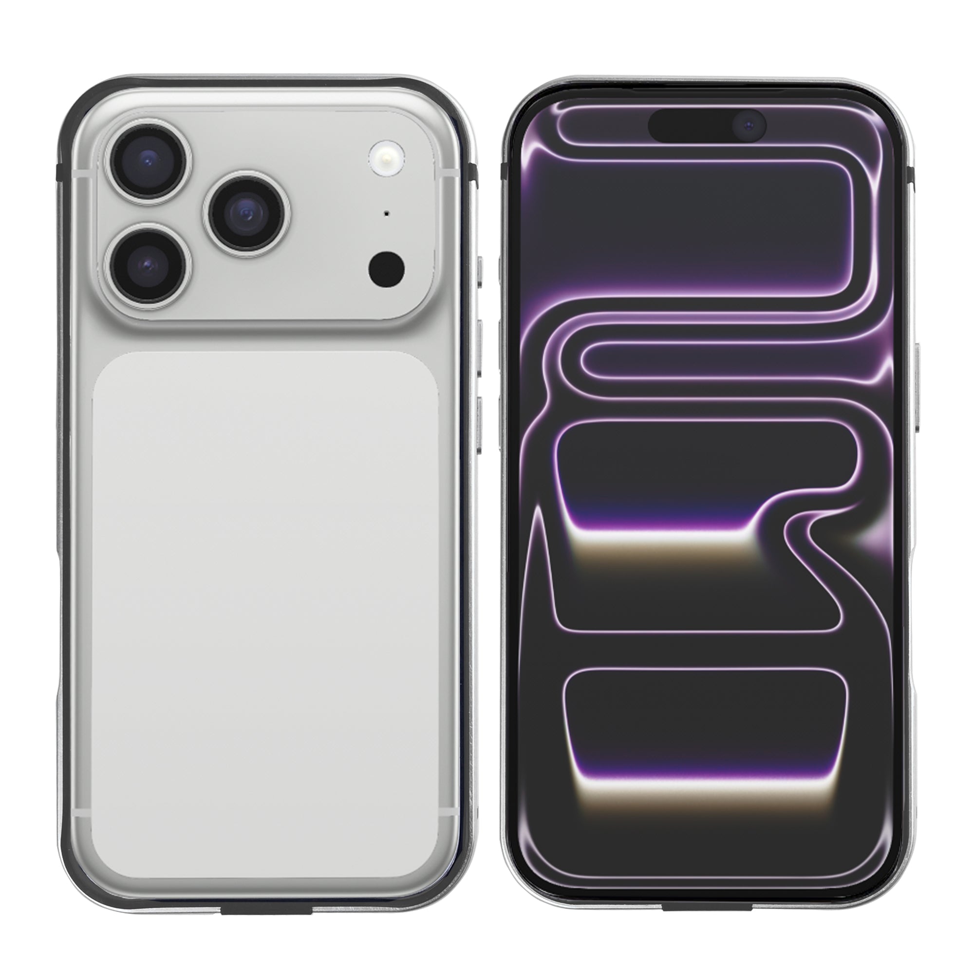Étui Rixus Crash Guard For Apple 17 Pro Max gris clair
