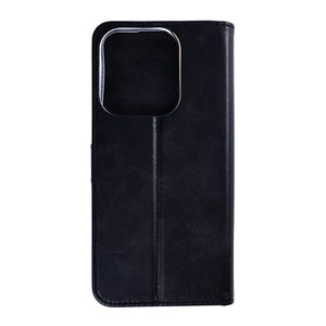 Rixus Bookcase For Xiaomi Redmi 15C Black