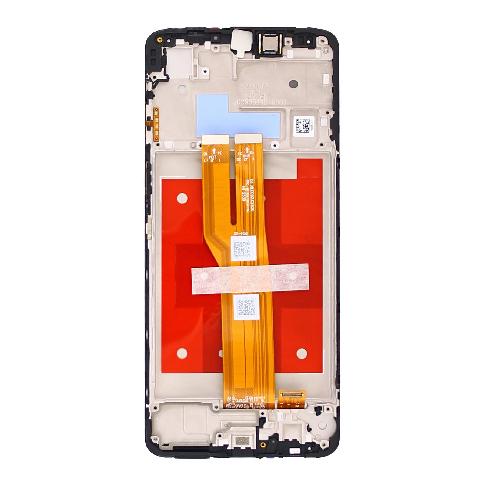 Samsung Galaxy A07 4G A075F Écran et numériseur avec cadre Gris Service Pack