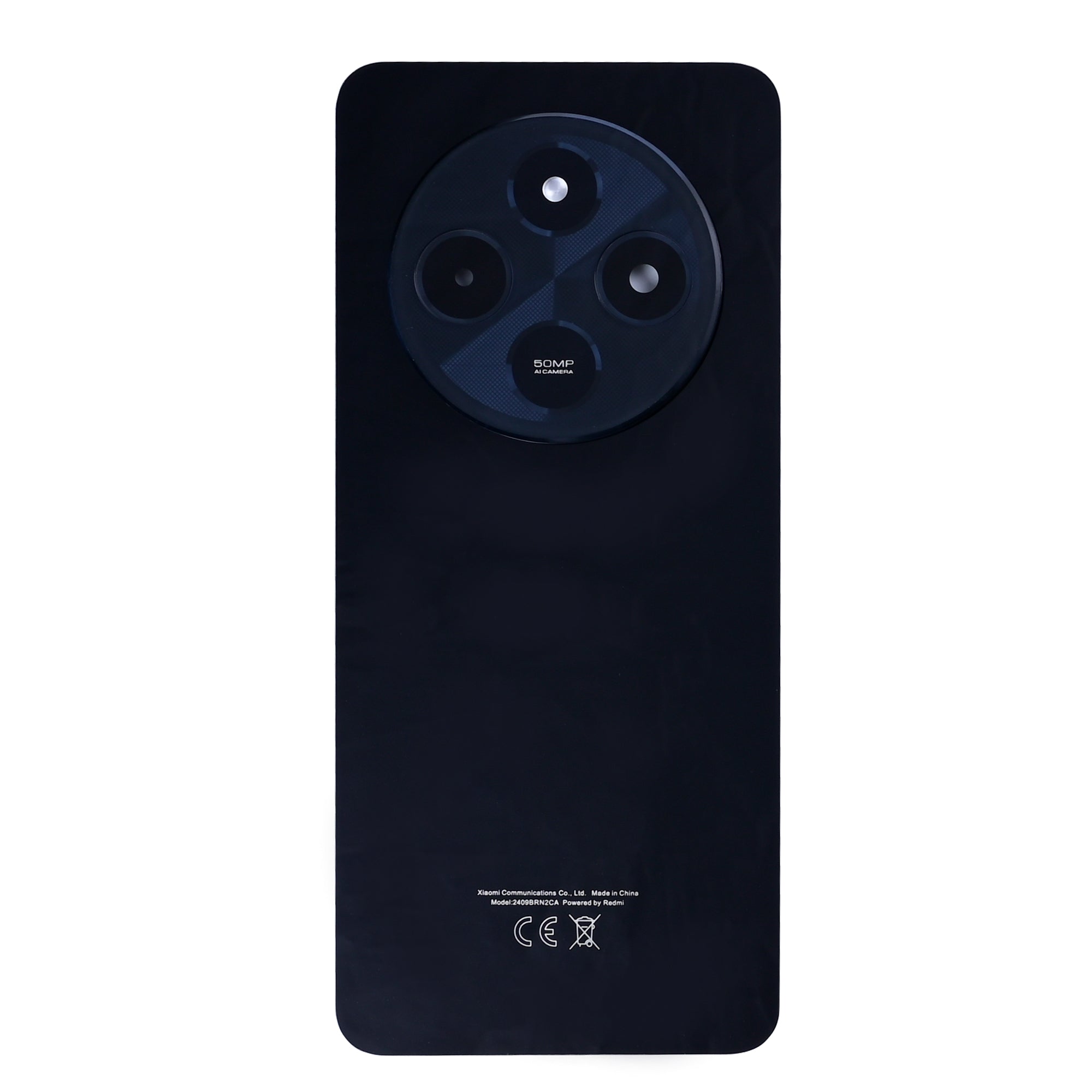 Coque arrière Xiaomi Redmi 14C 4G avec objectif, noir nuit, OEM