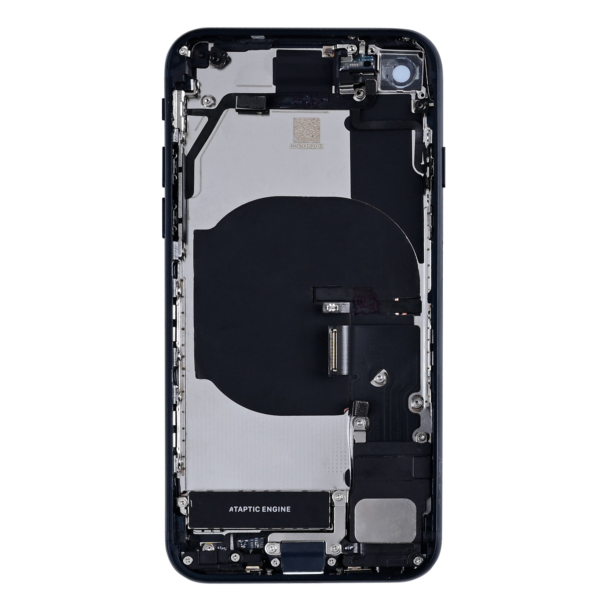 For Apple SE (2022) Boîtier avec petites pièces Midnight OEM