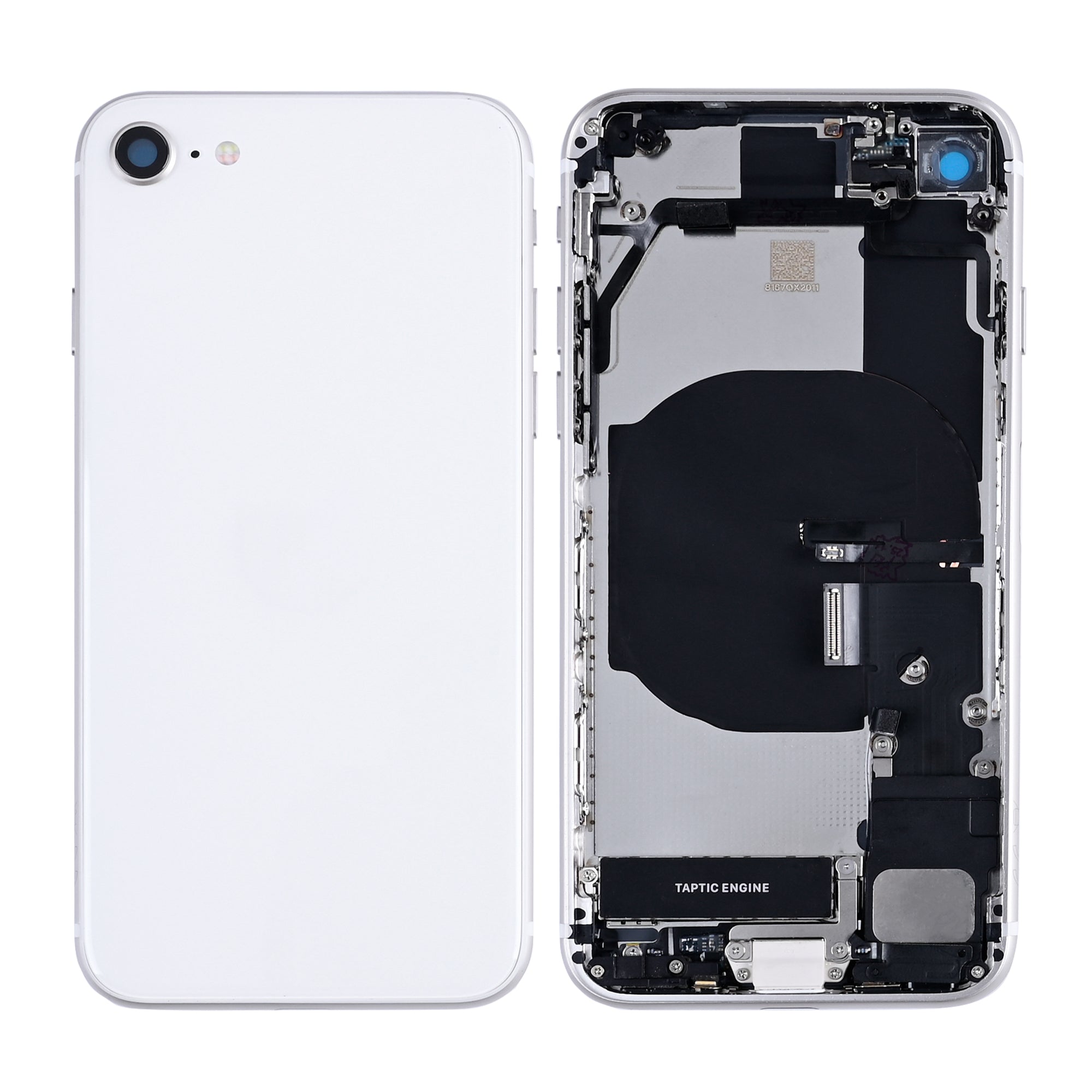 For Apple SE (2022) Boîtier avec petites pièces Starlight OEM