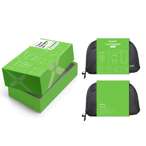 Rixus RXTP01 Kit de voyage rechargeable noir