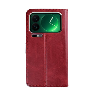 Bibliothèque Rixus pour Xiaomi 17 Pro Rouge foncé