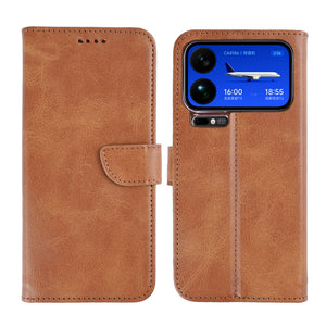 Bibliothèque Rixus pour Xiaomi 17 Pro Max Marron clair