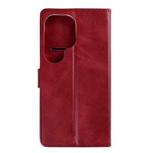 Bibliothèque Rixus pour Samsung Galaxy S26 Ultra Rouge foncé