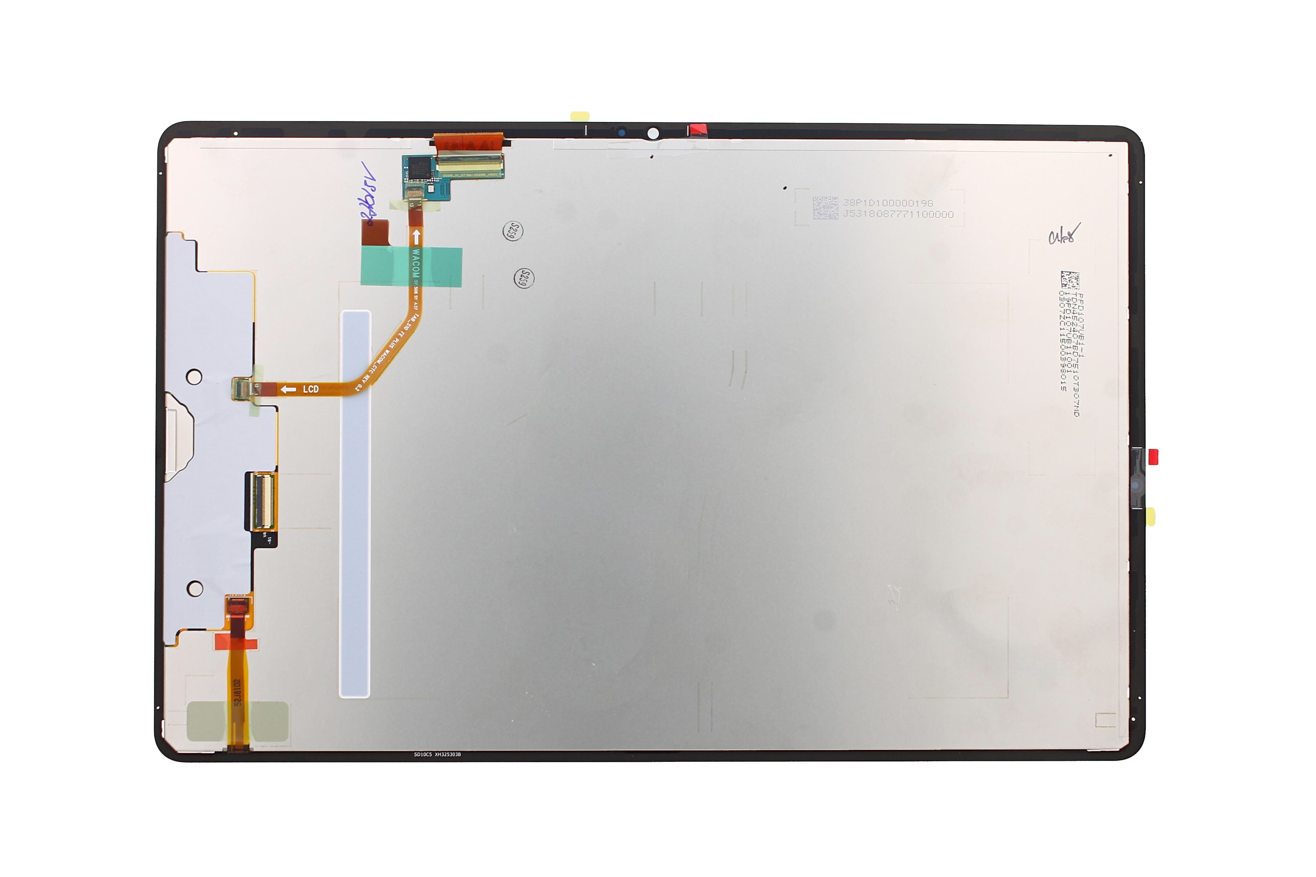 Samsung Galaxy Tab S10 FE Plus X620, X626B Ecran et Numériseur Sans Cadre Noir Service Pack