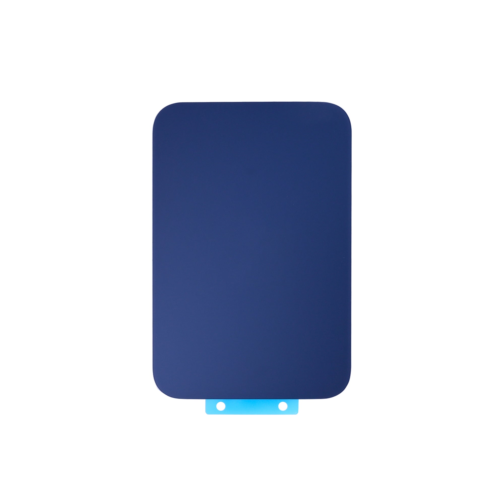 For Apple 17 Pro Verre arrière sans NFC Bleu foncé Compatible