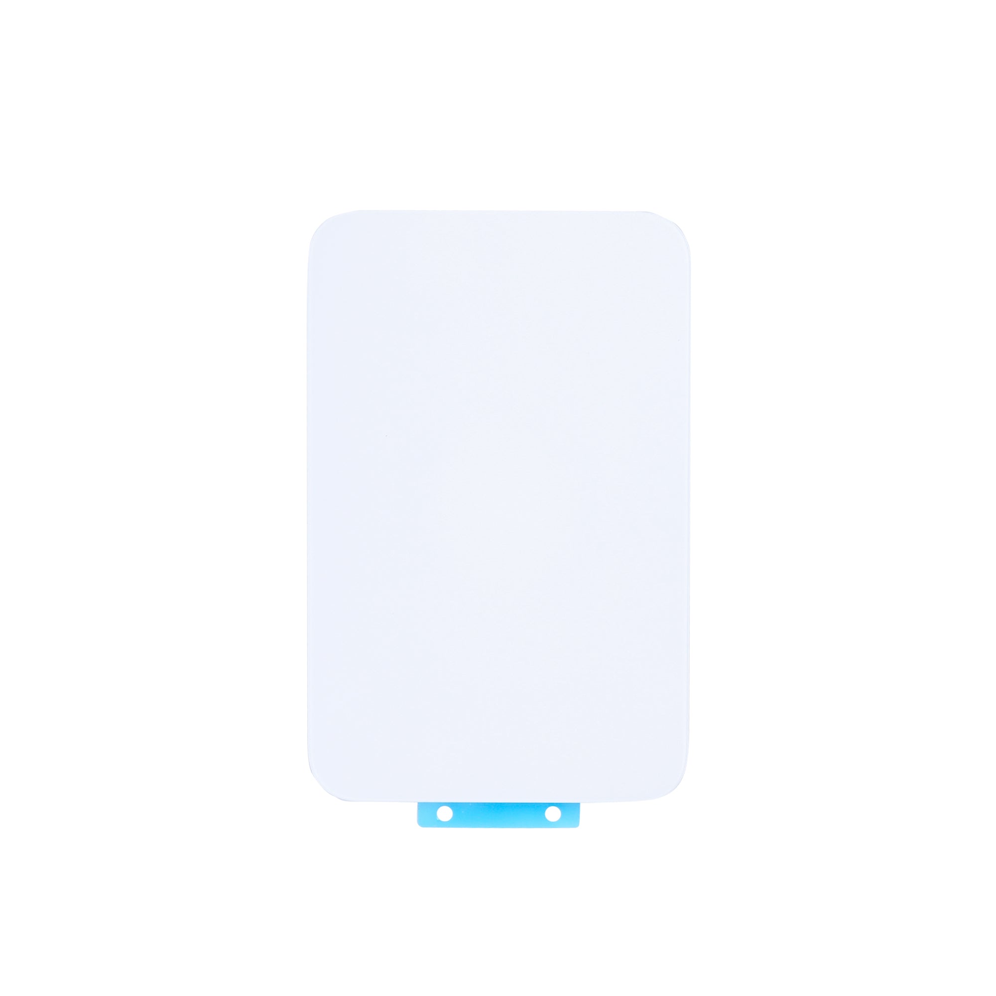 For Apple 17 Pro Max Verre arrière sans NFC Argent Compatible