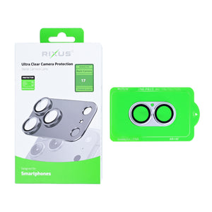 Protection ultra transparente For Apple appareil photo Rixus For Apple 17 blanc