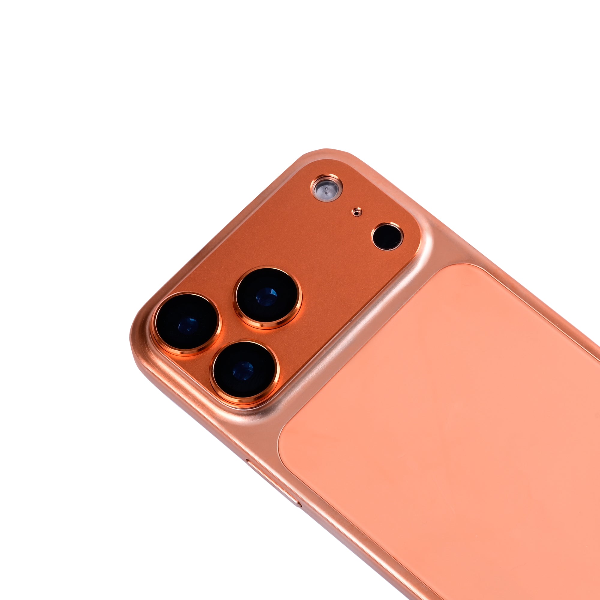 Protection ultra transparente For Apple appareil photo Rixus For Apple 17 Pro Cosmic Orange
