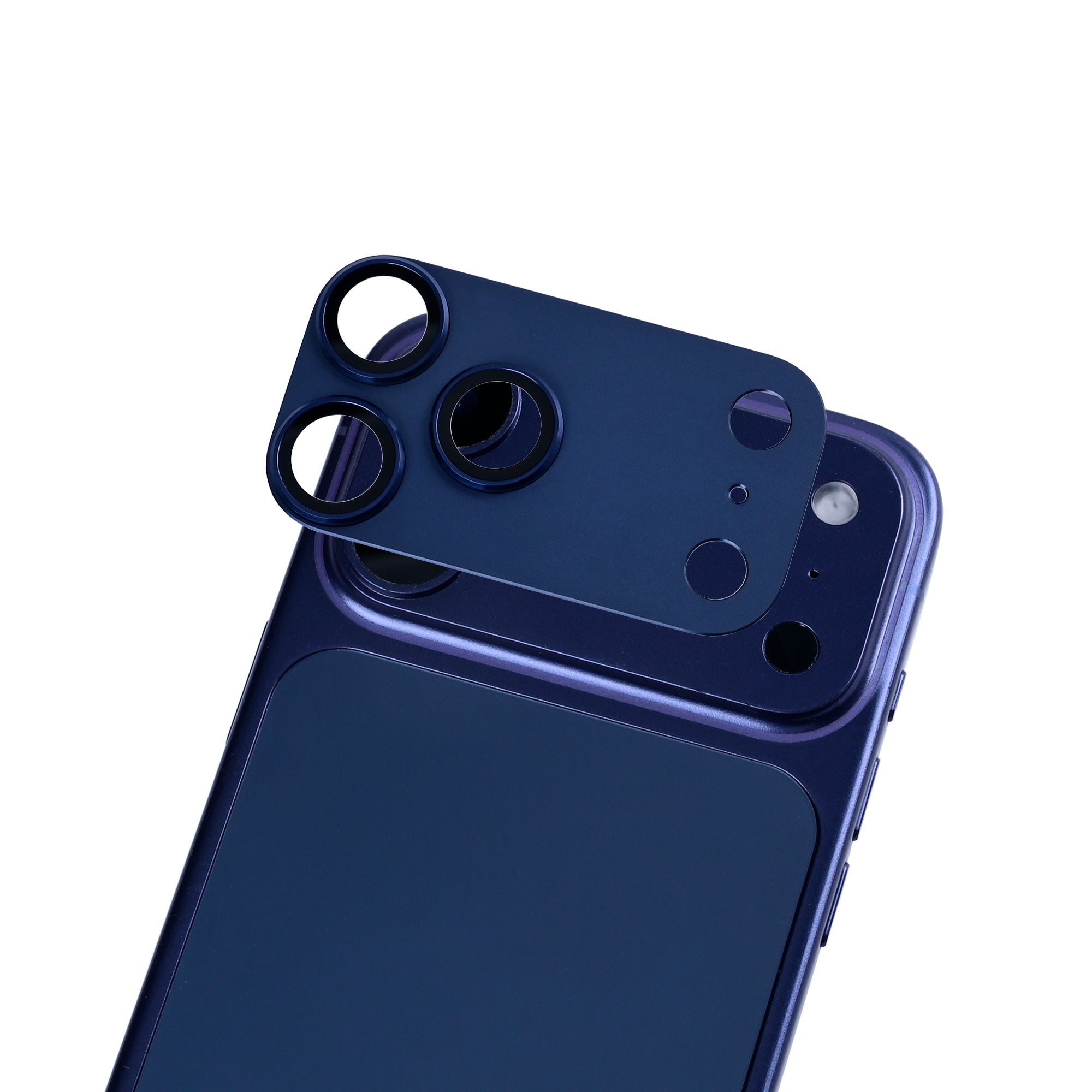 Protection ultra transparente For Apple appareil photo Rixus For Apple 17 Pro bleu foncé