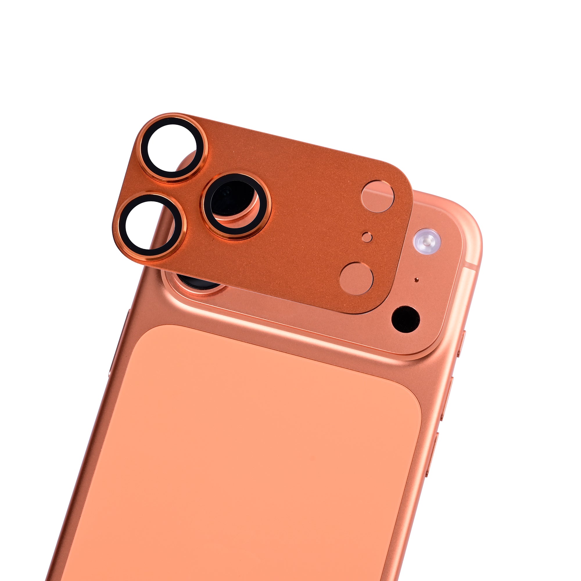 Protection ultra transparente For Apple appareil photo Rixus For Apple 17 Pro Max Cosmic Orange
