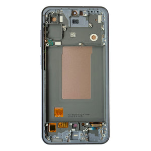Écran et numériseur Samsung Galaxy A56 A566B avec cadre Graphite Soft-OLED