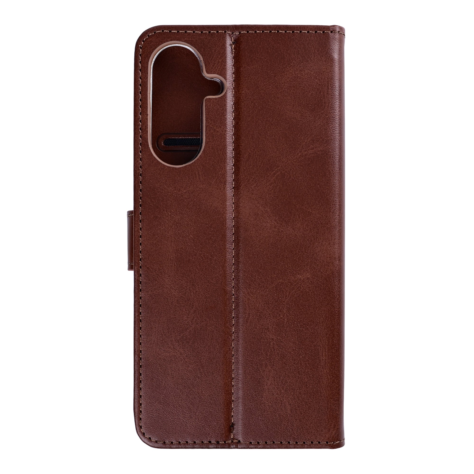 Rixus Bookcase For Samsung Galaxy S26 Plus Brown