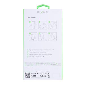 Rixus Anti-Burst Case With MagSafe Compatible For Samsung Galaxy S26 Plus Transparent