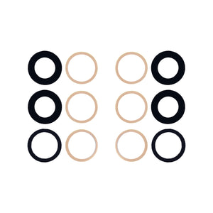 For Apple iPhone 17 Pro, iPhone 17 Pro Max Camera Lens Cover Set Black OEM