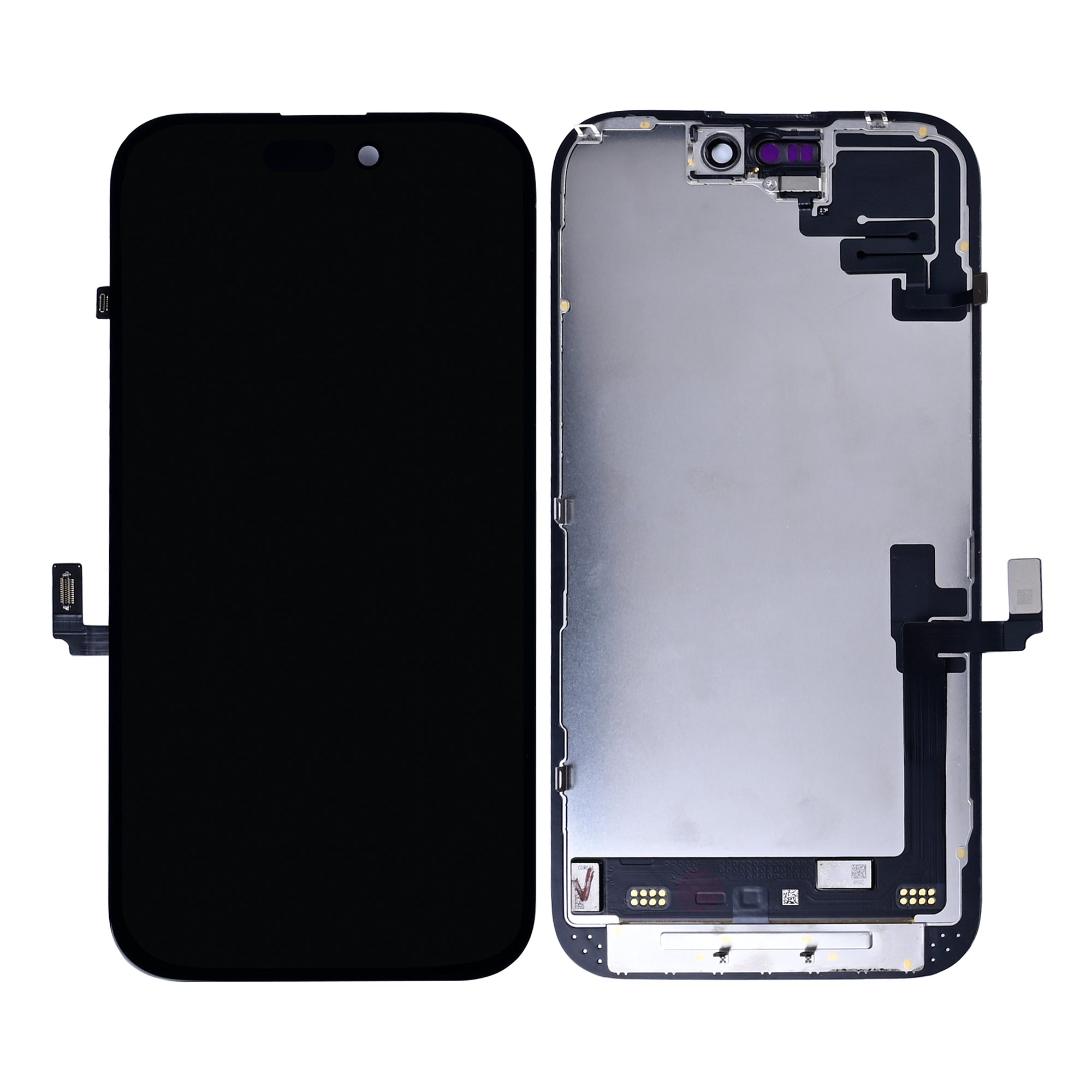 For Apple écran For Apple 16 avec capteur de proximité Flex retiré (calibré, d'occasion)