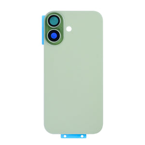 For Apple 17 Verre arrière sans NFC, cadre d'appareil photo agrandi Sage Compatible