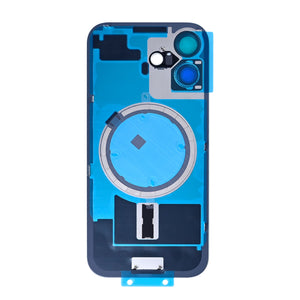 For Apple 17 Verre arrière sans NFC, cadre d'appareil photo agrandi Sage Compatible