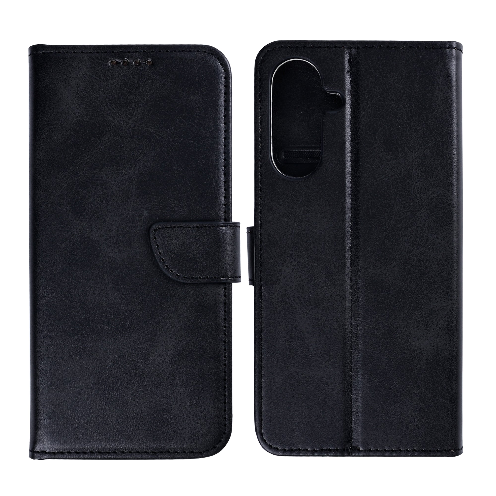 Rixus Bookcase pour Samsung Galaxy A57 Noir