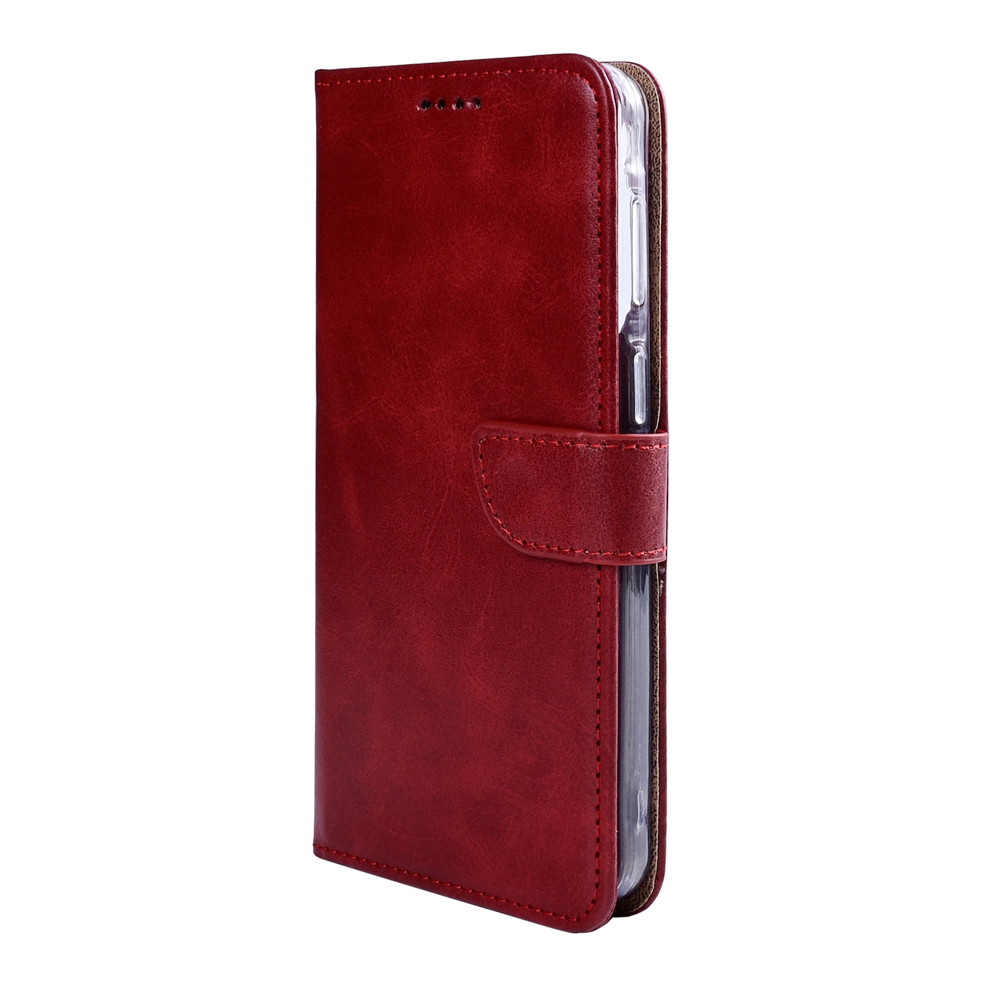 Bibliothèque Rixus pour Samsung Galaxy A57 Rouge foncé